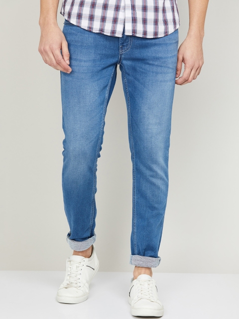 UCLA Men Blue Skinny Fit Light Fade Jeans
