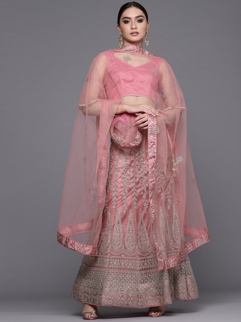 Chhabra 555 Pink & Silver-Toned Embroidered Semi-Stitched Lehenga & Unstitched Blouse With Dupatta
Chhabra 555 Pink & Silver-Toned Embroidered Semi-Stitched Lehenga & Unstitched Blouse With Dupatta