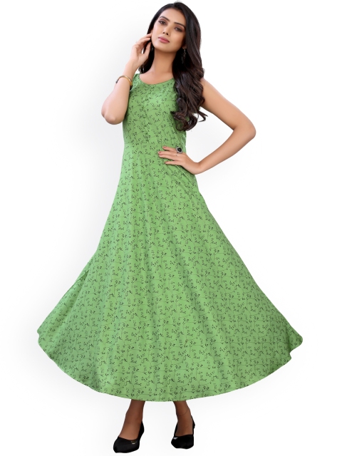 Viva N Diva Women Green Embroidered Cold-Shoulder Sleeves Thread Work Floral Anarkali Kurta
Viva N Diva Women Green Embroidered Cold-Shoulder Sleeves Thread Work Floral Anarkali Kurta