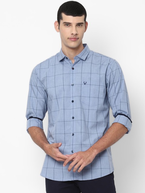 Allen Solly Men Blue Slim Fit Windowpane Checks Opaque Checked Pure Cotton Casual Shirt
Allen Solly Men Blue Slim Fit Windowpane Checks Opaque Checked Pure Cotton Casual Shirt
