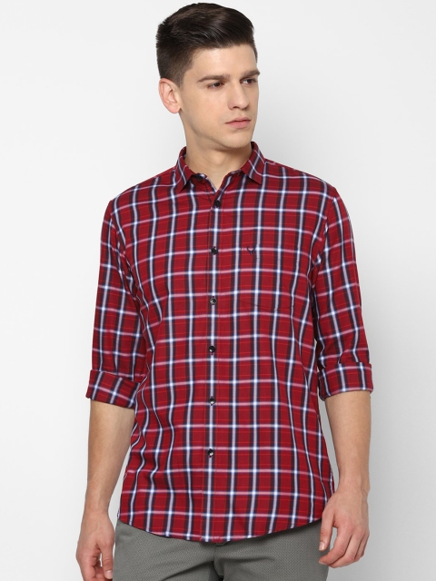 Allen Solly Men Maroon Slim Fit Tartan Checks Opaque Checked Pure Cotton Casual Shirt
Allen Solly Men Maroon Slim Fit Tartan Checks Opaque Checked Pure Cotton Casual Shirt