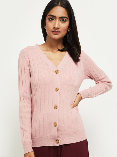 max Women Pink Cardigan 
max Women Pink Cardigan