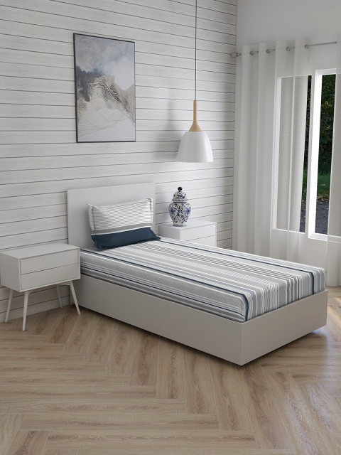 Boutique Living India Grey & White Striped 120 TC Queen Bedsheet with 1 Pillow Covers
Boutique Living India Grey & White Striped 120 TC Queen Bedsheet with 1 Pillow Covers