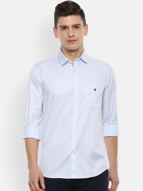 Louis Philippe Sport Men Blue & White Slim Fit Opaque Horizontal Striped Casual Shirt
Louis Philippe Sport Men Blue & White Slim Fit Opaque Horizontal Striped Casual Shirt