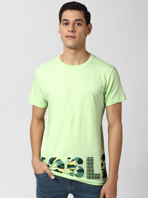Peter England Casuals Men Green & Yellow Typography Printed Pure Cotton Slim Fit T-shirt
Peter England Casuals Men Green & Yellow Typography Printed Pure Cotton Slim Fit T-shirt