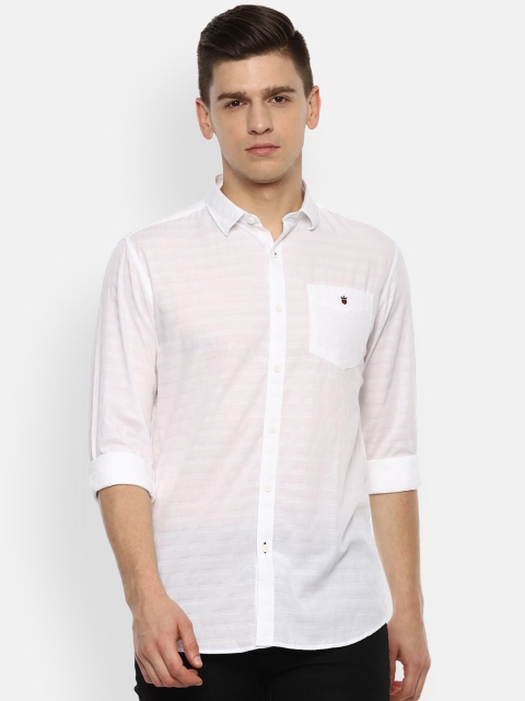 Louis Philippe Sport Men White Slim Fit Horizontal Stripes Opaque Striped Casual Shirt
Louis Philippe Sport Men White Slim Fit Horizontal Stripes Opaque Striped Casual Shirt