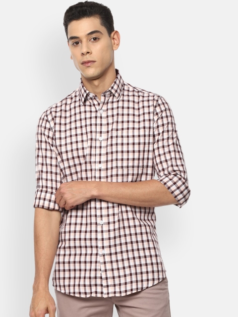Van Heusen Sport Men Maroon & Cream-Coloured Slim Fit Checked Pure Cotton Casual Shirt
Van Heusen Sport Men Maroon & Cream-Coloured Slim Fit Checked Pure Cotton Casual Shirt