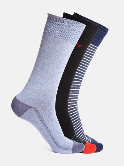 Levis Men Pack Of 3 Assorted Knee-Length Socks