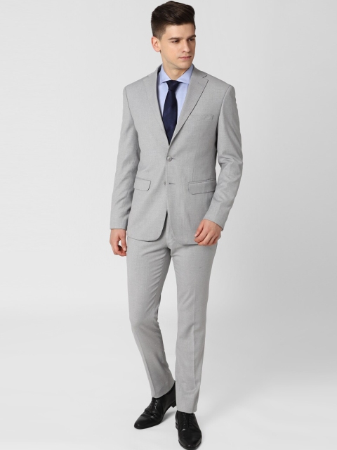 Peter England Elite Men Grey Self Design Regular-Fit Single-Breasted 2 Piece Formal Suit
Peter England Elite Men Grey Self Design Regular-Fit Single-Breasted 2 Piece Formal Suit