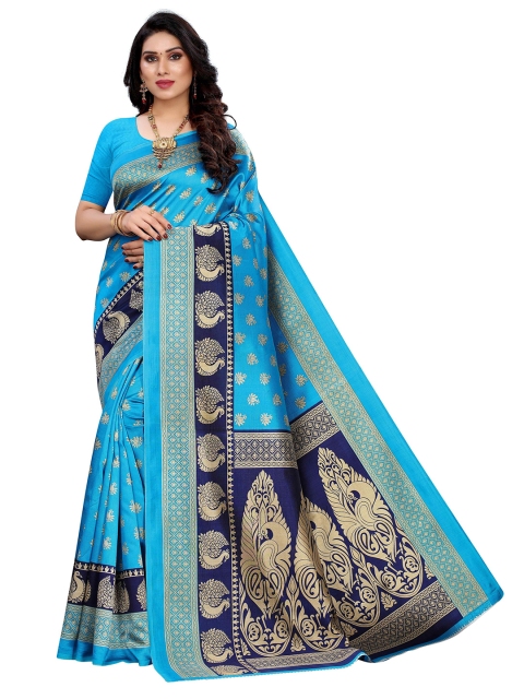 MOKSHA DESIGNS Blue & Gold-Toned Ethnic Motifs Zari Pure Silk Handloom Kanjeevaram Saree
MOKSHA DESIGNS Blue & Gold-Toned Ethnic Motifs Zari Pure Silk Handloom Kanjeevaram Saree
