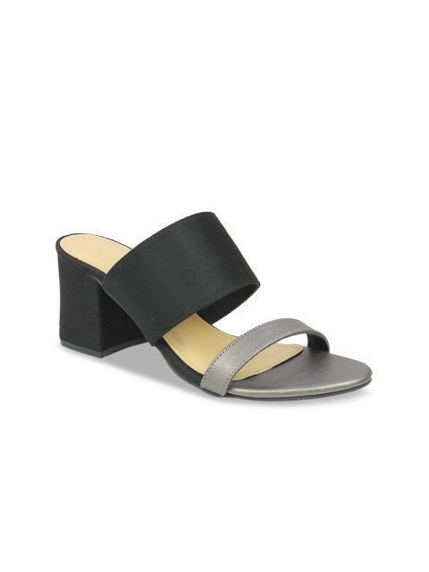 Inc 5 Black Block Sandals
