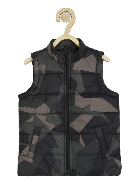 Allen Solly Junior Boys Olive Green & Black Camouflage Padded Jacket 
Allen Solly Junior Boys Olive Green & Black Camouflage Padded Jacket