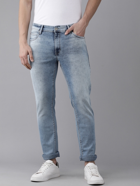 BEAT LONDON by PEPE JEANS Men Blue Vapour Tapered Fit Low-Rise Heavy Fade Stretchable Jeans
BEAT LONDON by PEPE JEANS Men Blue Vapour Tapered Fit Low-Rise Heavy Fade Stretchable Jeans