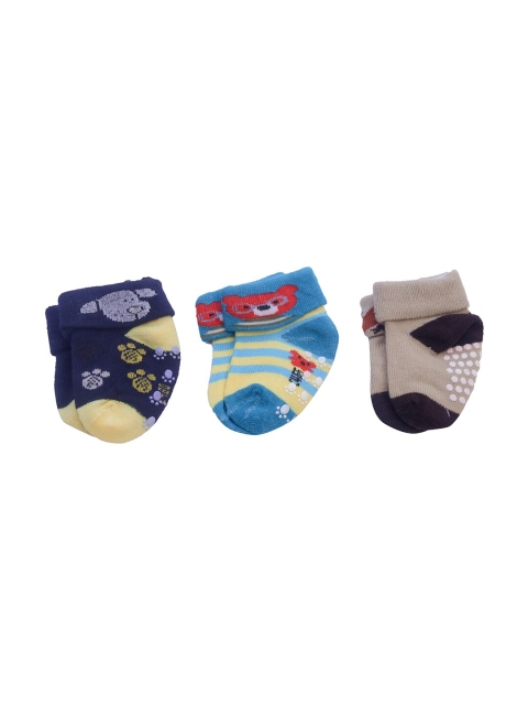 Spiky Kids Set of 3 Socks, Multi
