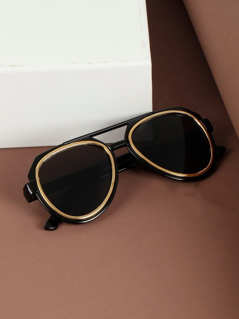 PASSION PETALS Unisex Kids Black Lens & Black Aviator Sunglasses with UV Protected Lens
PASSION PETALS Unisex Kids Black Lens & Black Aviator Sunglasses with UV Protected Lens