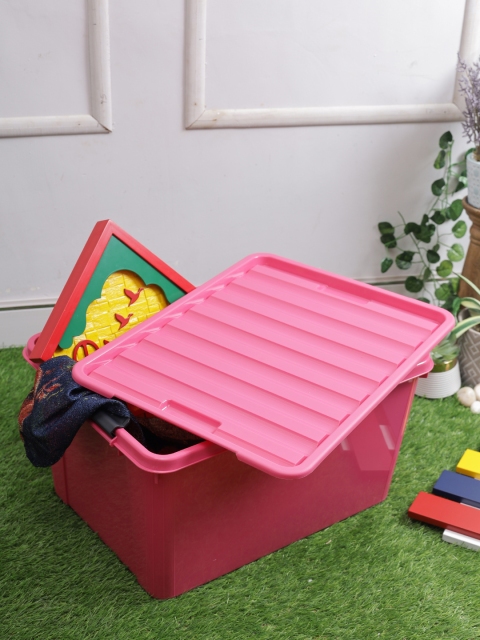 Lock & Lock Pink Solid Inplus Storage Basket