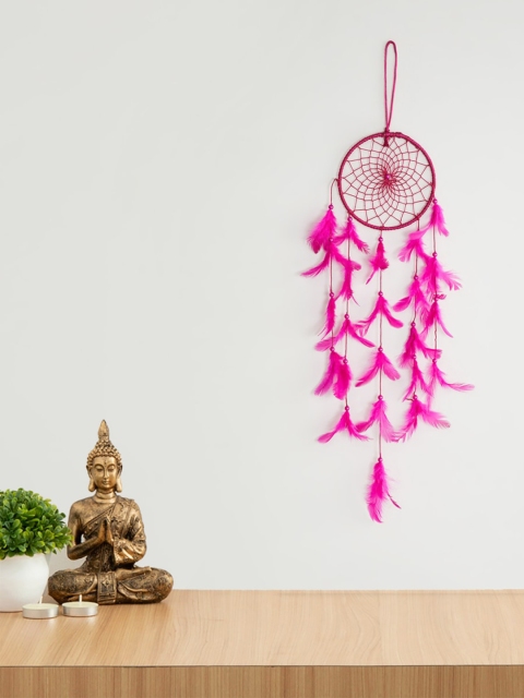 Home Centre Pink Beaded Dream Catcher
