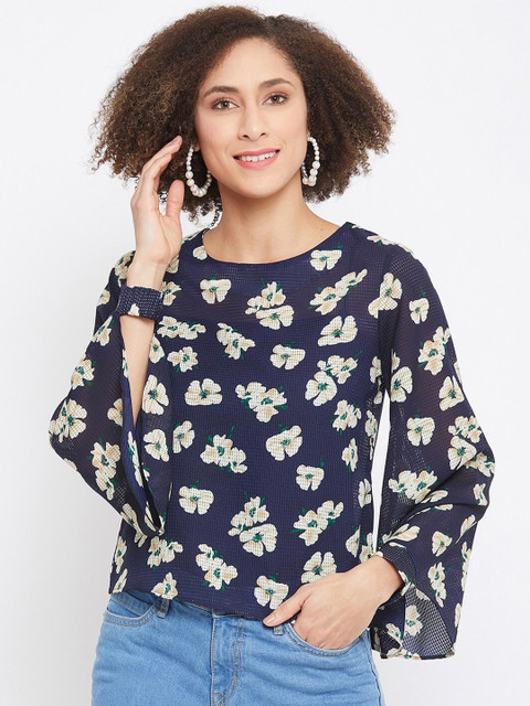 CAMLA Navy Blue Floral Regular Top
CAMLA Navy Blue Floral Regular Top