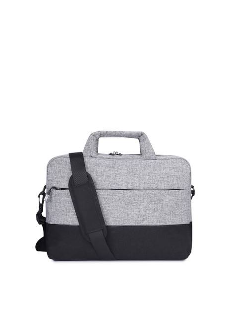 CoolBELL Unisex Grey & Black Colourblocked Laptop Bag
CoolBELL Unisex Grey & Black Colourblocked Laptop Bag