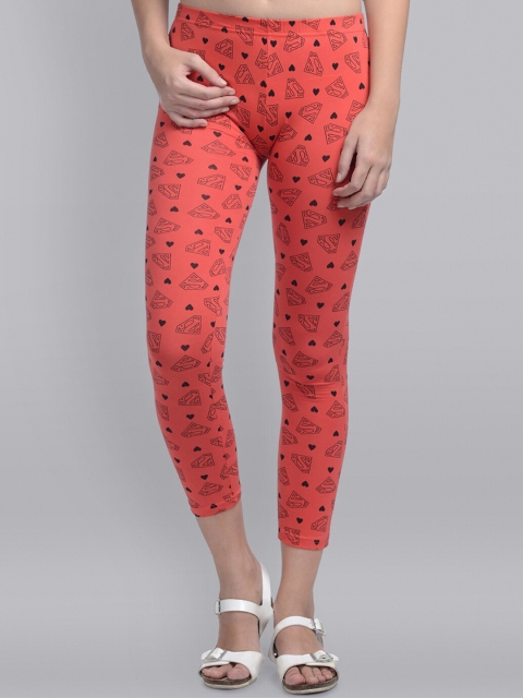 Free Authority Women Red & Black Supergirl Featured Pure Cotton Ankle-Length Leggings
Free Authority Women Red & Black Supergirl Featured Pure Cotton Ankle-Length Leggings