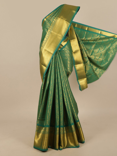 Pothys Green & Gold Ethnic Motifs Woven Design Zari Art Silk Saree
Pothys Green & Gold Ethnic Motifs Woven Design Zari Art Silk Saree