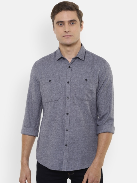 Louis Philippe Jeans Men Pure Cotton Textured Grey Slim Fit Opaque Casual Shirt
Louis Philippe Jeans Men Pure Cotton Textured Grey Slim Fit Opaque Casual Shirt