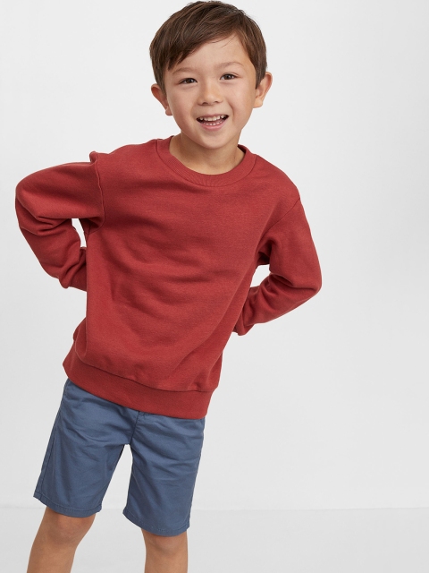 H&M Boys Blue Cotton Chino Shorts