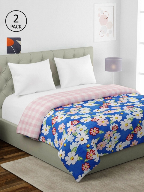 KLOTTHE Multicoloured Set of 2 Floral Printed AC Room 354 GSM Double Bed Comforter, Multi
KLOTTHE Multicoloured Set of 2 Floral Printed AC Room 354 GSM Double Bed Comforter, Multi