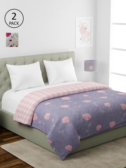 KLOTTHE Set Of 2 Multicoloured Floral Printed AC Room Cotton 354 GSM Double Bed Comforter, Multi
KLOTTHE Set Of 2 Multicoloured Floral Printed AC Room Cotton 354 GSM Double Bed Comforter, Multi