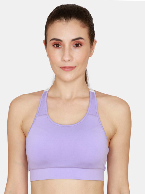 Zelocity by Zivame Purple & White Workout Bra
Zelocity by Zivame Purple & White Workout Bra