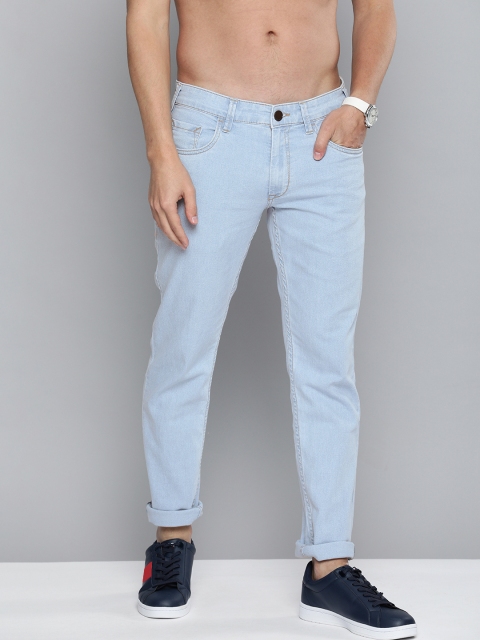 HERE&NOW Men Blue Slim Fit Clean Look No fade Mid Rise Stretchable Jeans