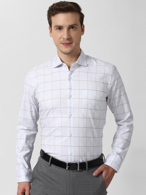 Peter England Elite Men White Slim Fit Windowpane Checks Opaque Checked Formal Shirt
Peter England Elite Men White Slim Fit Windowpane Checks Opaque Checked Formal Shirt