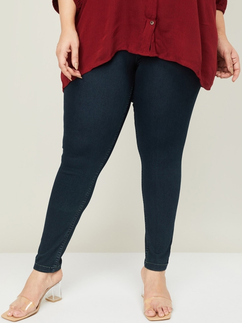 nexus Women Navy Blue Skinny Fit Jeans