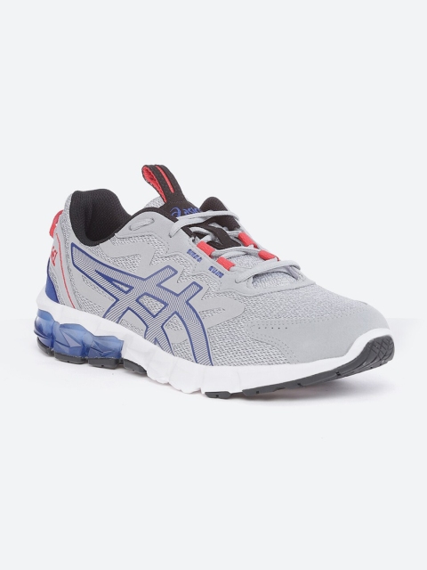 ASICS Men Grey Colourblocked PU Sneakers