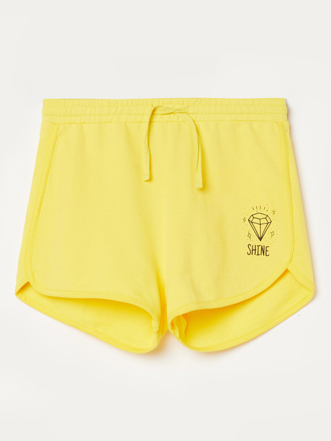 Fame Forever by Lifestyle Girls Yellow Solid Cotton Regular Shorts
Fame Forever by Lifestyle Girls Yellow Solid Cotton Regular Shorts