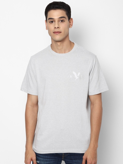 AMERICAN EAGLE OUTFITTERS Men Grey Slim Fit T-shirt