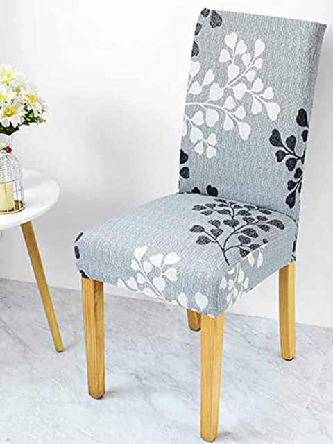 HOUSE OF QUIRK Set Of 6 Grey Printed Petals Floral Chair Covers
HOUSE OF QUIRK Set Of 6 Grey Printed Petals Floral Chair Covers