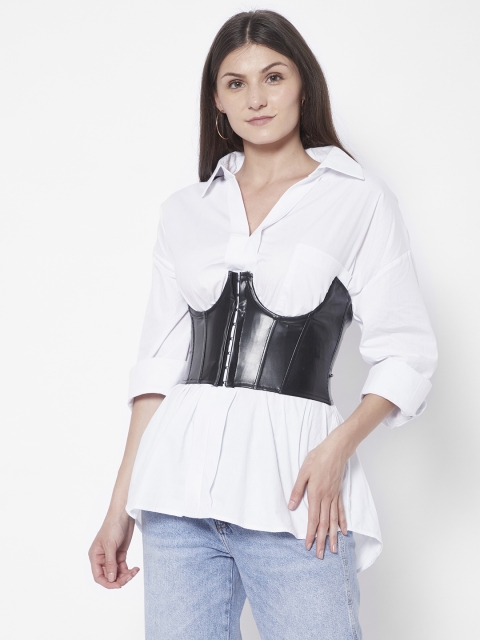 URBANIC Black Solid Corset