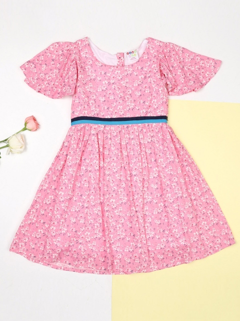 ZION Girls Pink Floral Dress