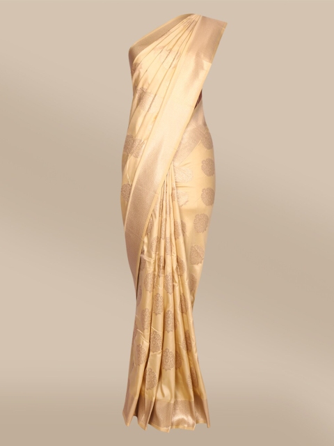 The Chennai Silks Cream-Coloured & Gold-Toned Woven Design Zari Art Silk Banarasi Saree
The Chennai Silks Cream-Coloured & Gold-Toned Woven Design Zari Art Silk Banarasi Saree