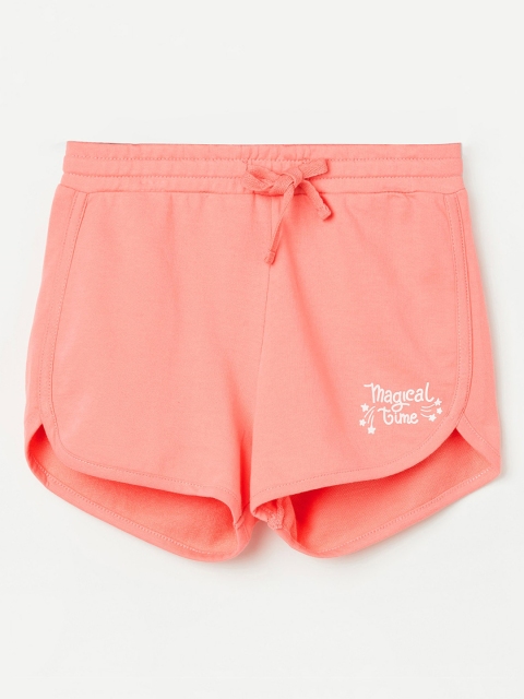 Fame Forever by Lifestyle Girls Coral Regular Shorts