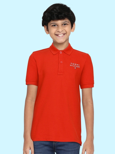 Tommy Hilfiger Boys Red Brand Logo BB LATAM BADGE Polo Collar Pure Organic Cotton T-shirt
Tommy Hilfiger Boys Red Brand Logo BB LATAM BADGE Polo Collar Pure Organic Cotton T-shirt
