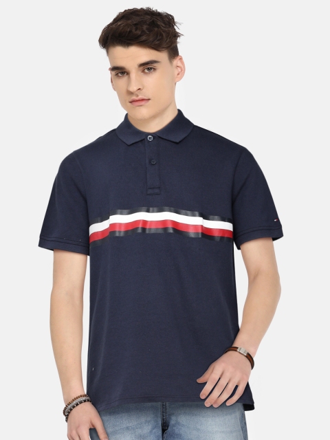 Tommy Hilfiger Boys Navy Blue Solid Organic Cotton Polo Collar T-shirt with Stripe Detail
Tommy Hilfiger Boys Navy Blue Solid Organic Cotton Polo Collar T-shirt with Stripe Detail