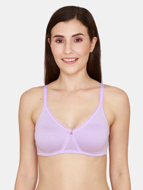Zivame Purple T-shirt Bra Non-Wired