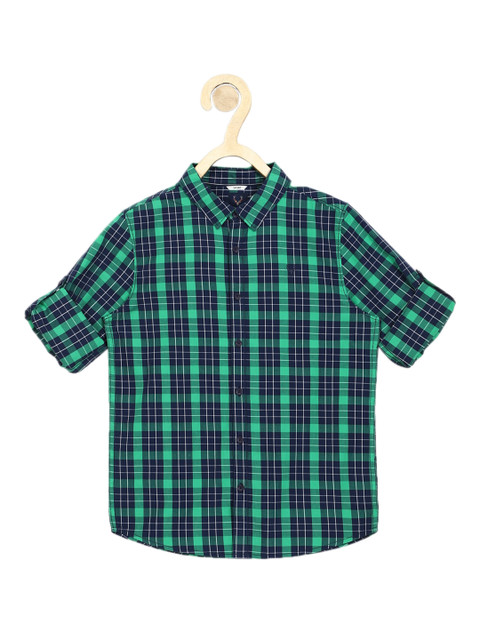 Allen Solly Junior Boys Green & Navy Blue Slim Fit Opaque Checked Pure Cotton Casual Shirt
Allen Solly Junior Boys Green & Navy Blue Slim Fit Opaque Checked Pure Cotton Casual Shirt