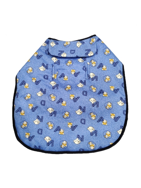 PETS EMPIRE Blue & White Printed Dog Jacket