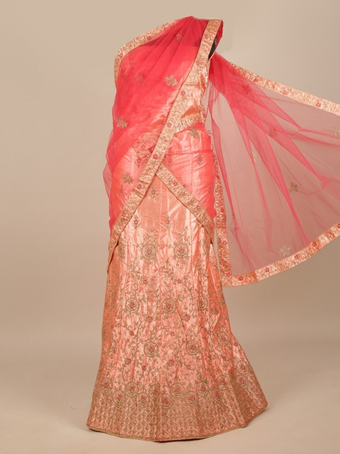 Pothys Pink & Peach-Coloured Embroidered Beads and Stones Unstitched Lehenga & Blouse With Dupatta
Pothys Pink & Peach-Coloured Embroidered Beads and Stones Unstitched Lehenga & Blouse With Dupatta