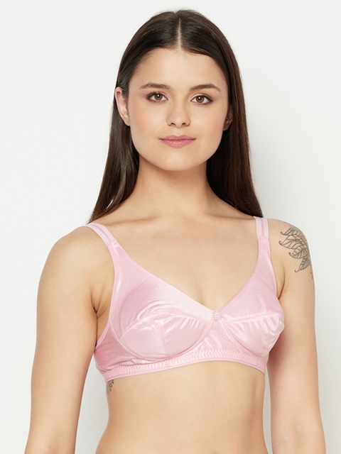 PRETTYBOLD Pink Everyday Bra PB-28 PINK-C21-Pink