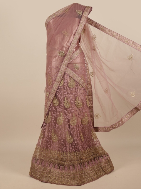 Pothys Purple & Gold-Toned Embroidered Zardozi Unstitched Lehenga & Blouse With Dupatta
Pothys Purple & Gold-Toned Embroidered Zardozi Unstitched Lehenga & Blouse With Dupatta