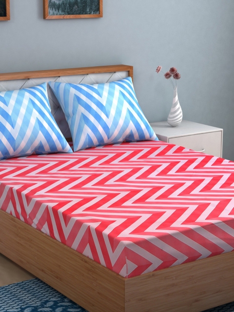 TAG 7 Set of 2 Multicoloured Floral 144 TC Cotton King Bedsheet with 4 Pillow Covers, Multi
TAG 7 Set of 2 Multicoloured Floral 144 TC Cotton King Bedsheet with 4 Pillow Covers, Multi